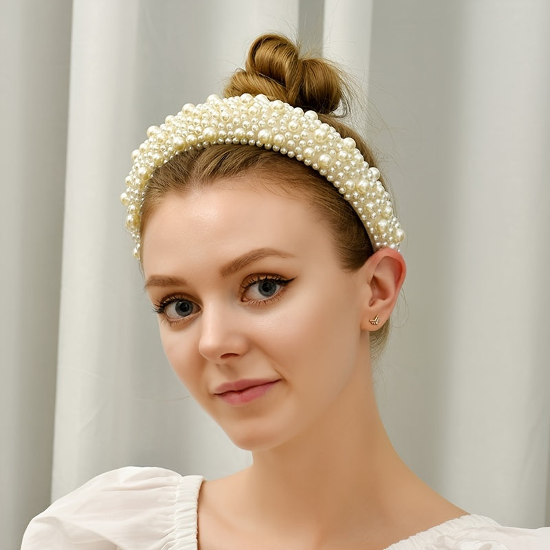 Pearl Hairband Headband Wedding Bridal Hair Accessories