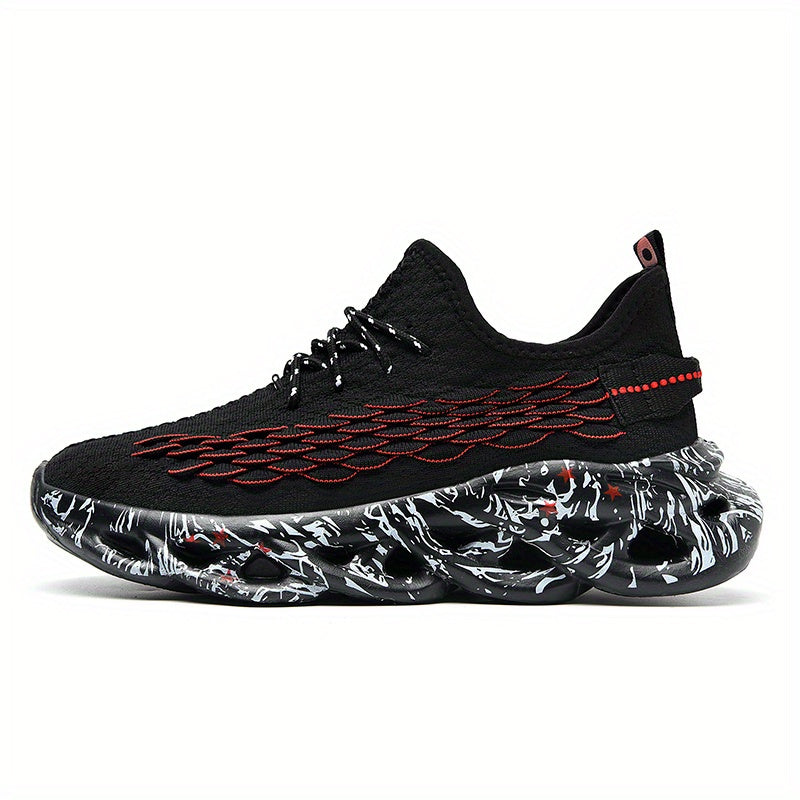 Men's Knitted Lightweight Running Shoes Spring Summer