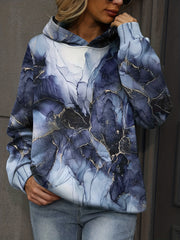 Kangaroo Pocket Hoodie, Casual Long Sleeve Hoodies Sweatshirt