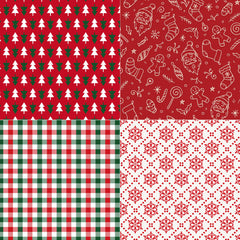 Christmas Scrapbook Paper Pad 24 Sheets 160gsm Single Sided Pattern Paper