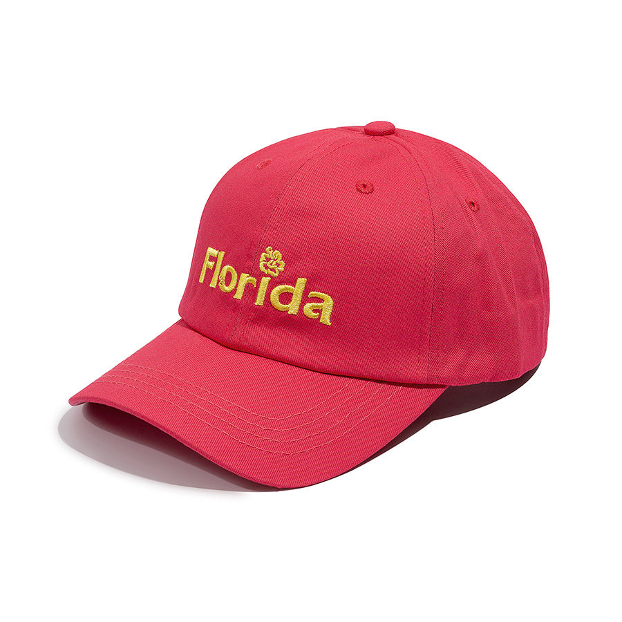 Florida Embroidery Baseball Cap Cotton Sun Hat Women Sports Hat