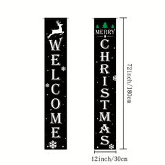 Halloween Gothic Mansion Banners Skull Hanging Banners