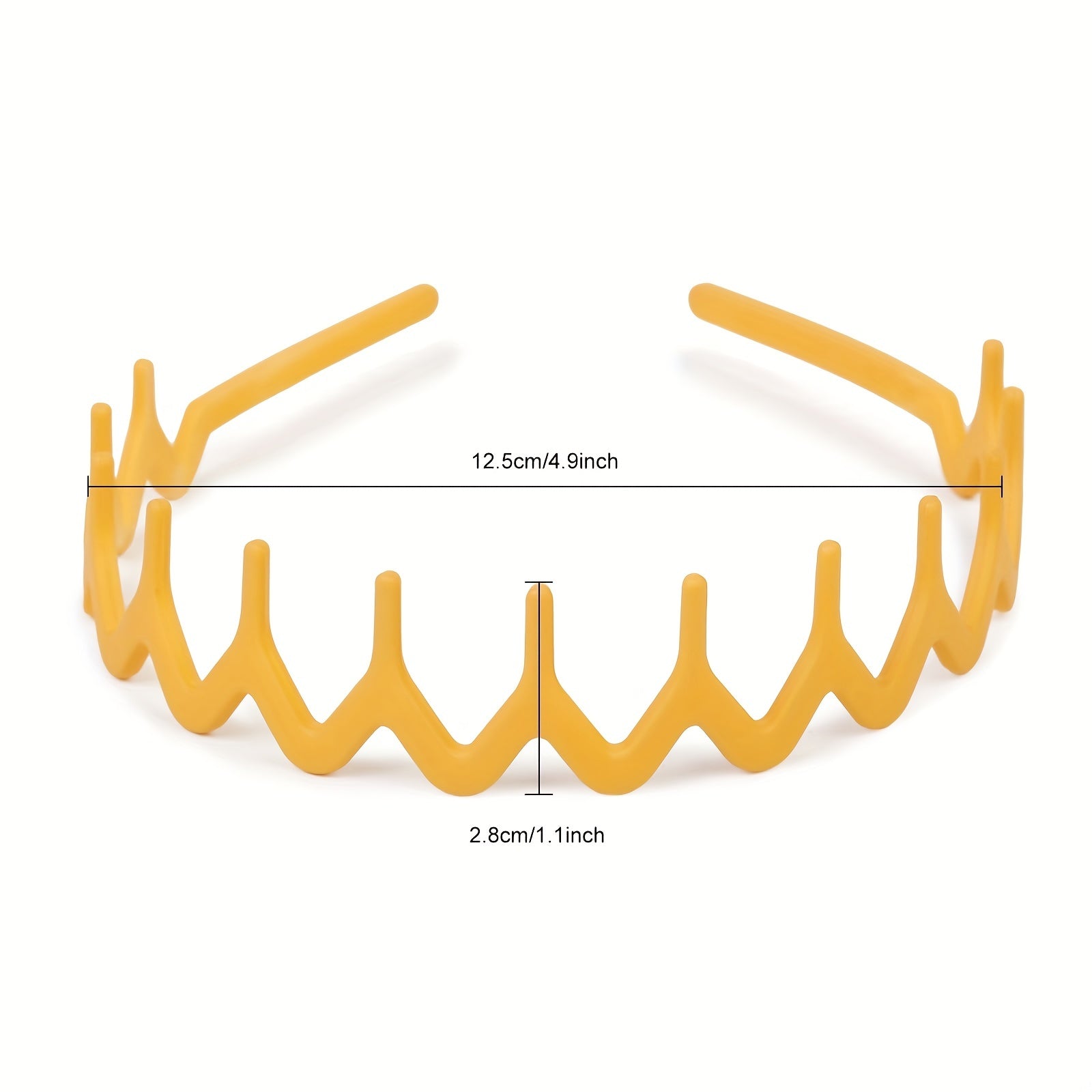Wavy Headband Solid Hair Band Teeth Hair Band for Women Girls