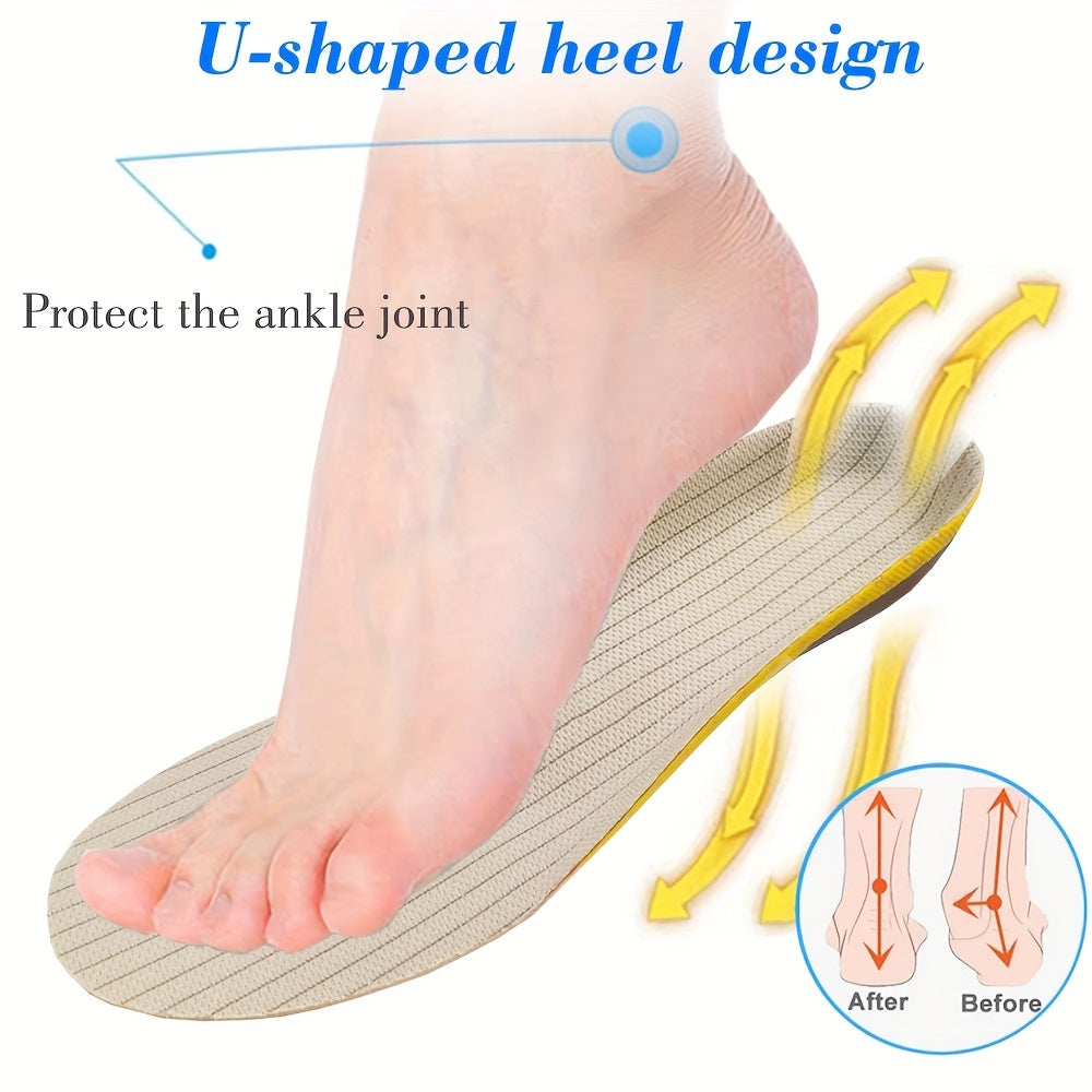 Shock Absorbing Insoles for All Comfort and Support Unisex
