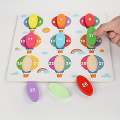 Wooden Geometric Shape Building Block Puzzle Game