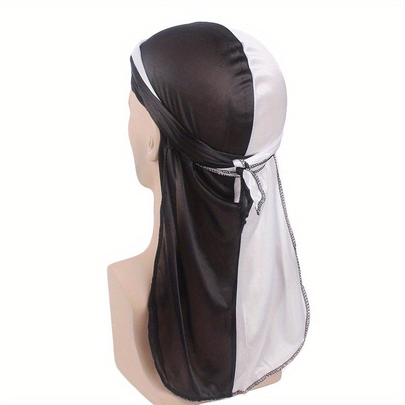 Satin Durag Silk Hip Hop Unisex Head Wraps Turban Night Caps