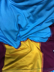  Colorblock Crop Top & Leggings Set