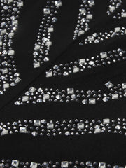 Women's Sexy Rhinestone High Neck Jumpsuit