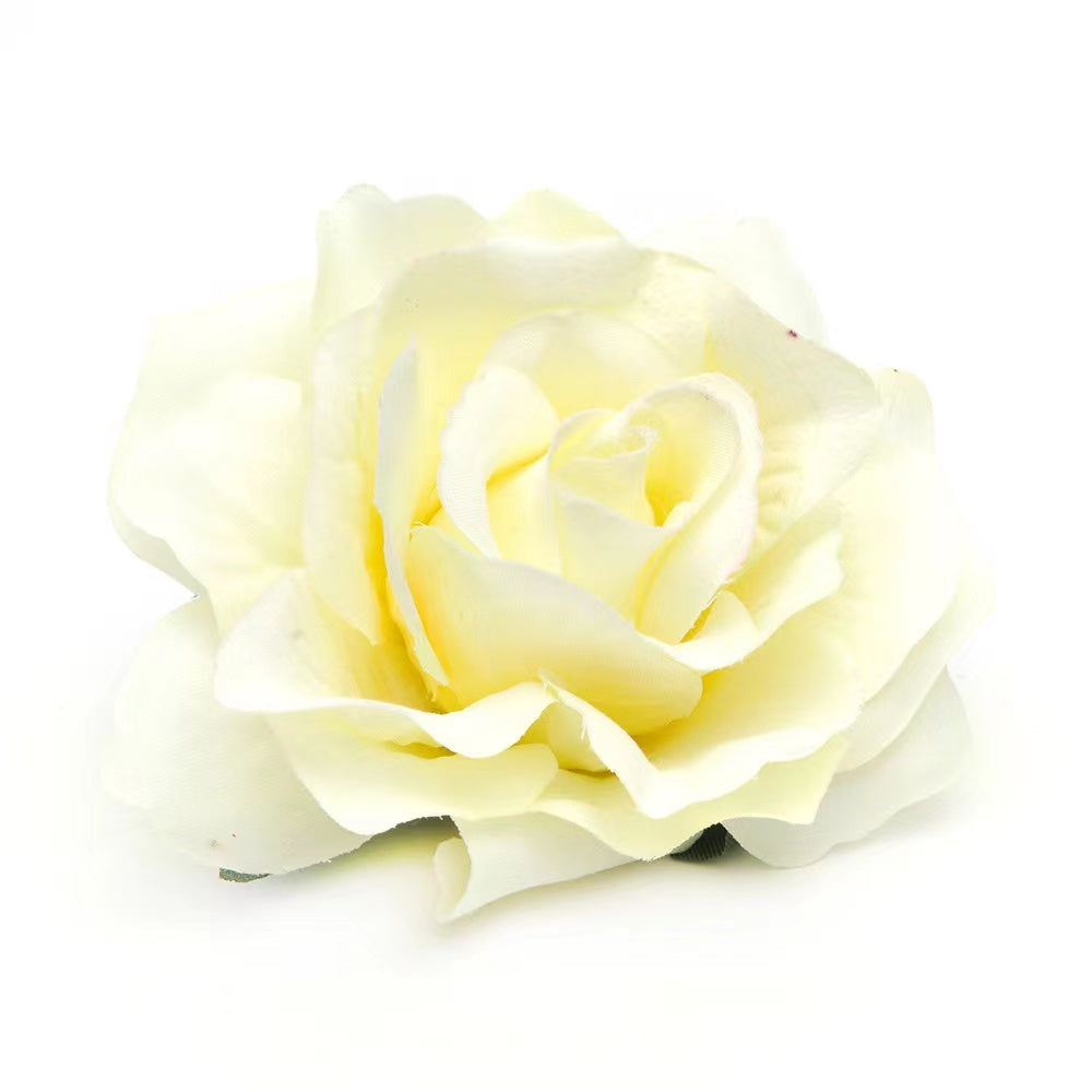 Boho Style Rose Flower Hairpin Hair Clip for Wedding Beach Daily Use
