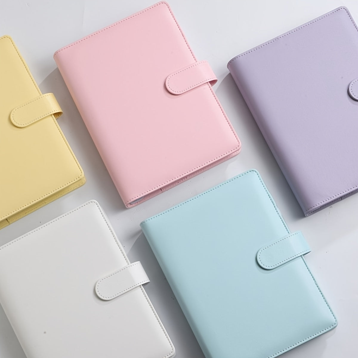 A5 PU Leather Cash Envelope Budget System with 6 Pockets