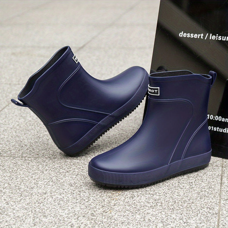 Men's Waterproof Rain Boots Non-slip Outdoor Work Fishing Shoes