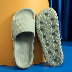 Women's Anti-Slip Platform House Slippers Soft Sole Flat Indoor Shoes