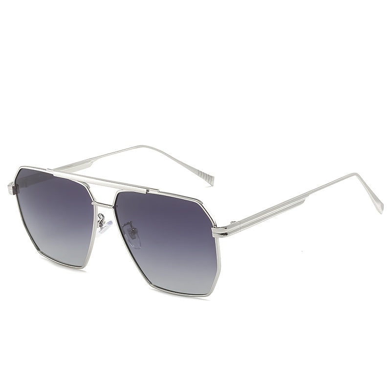 Polarized Square Vintage Sunglasses Classic Metal Sun Glasses