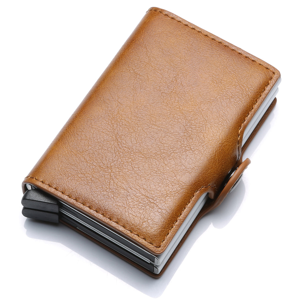 Men's RFID Dual Box Anti Magnetic Card Holder