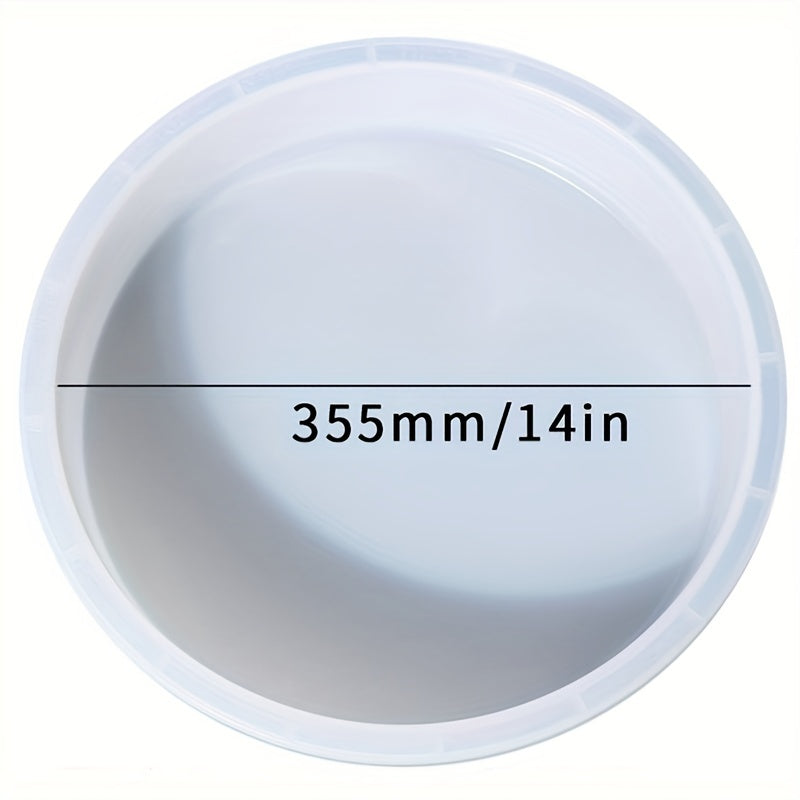 Large Round Tray Table Resin Molds 35x56cm