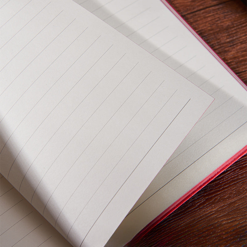 Red Model Notebook Plain Paper Business Office Students Study