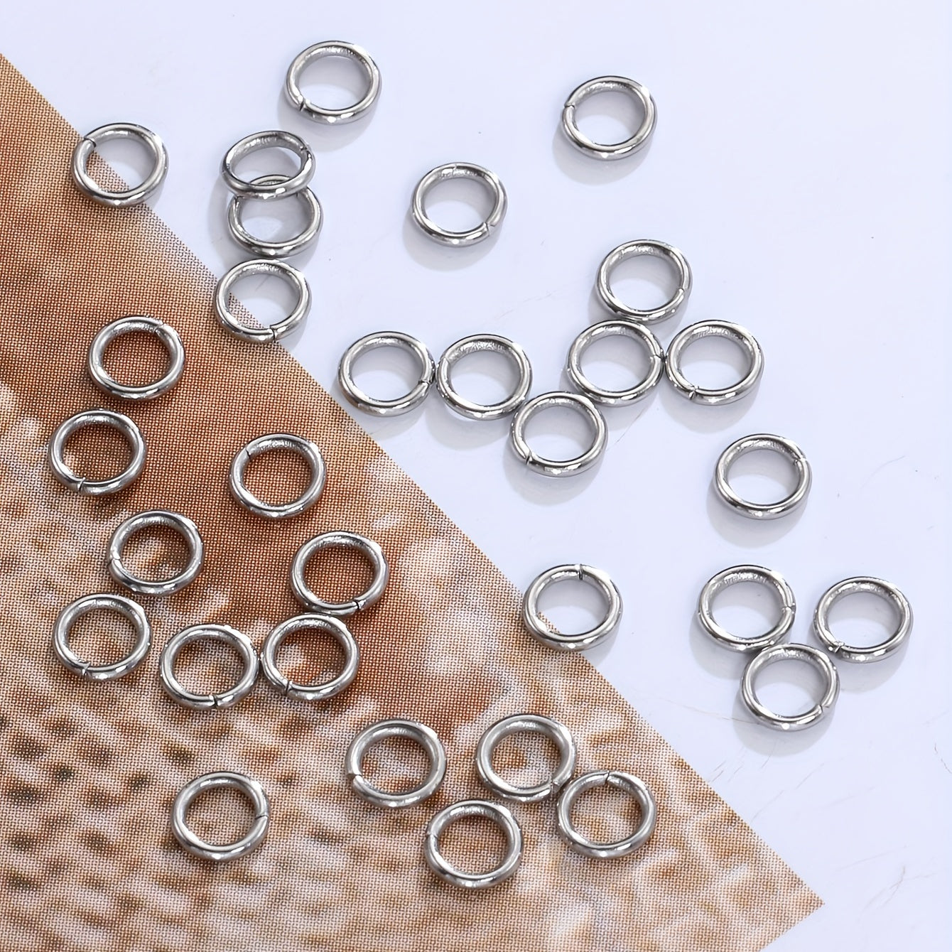 200pcs Stainless Steel Jump Rings for Jewelry Making