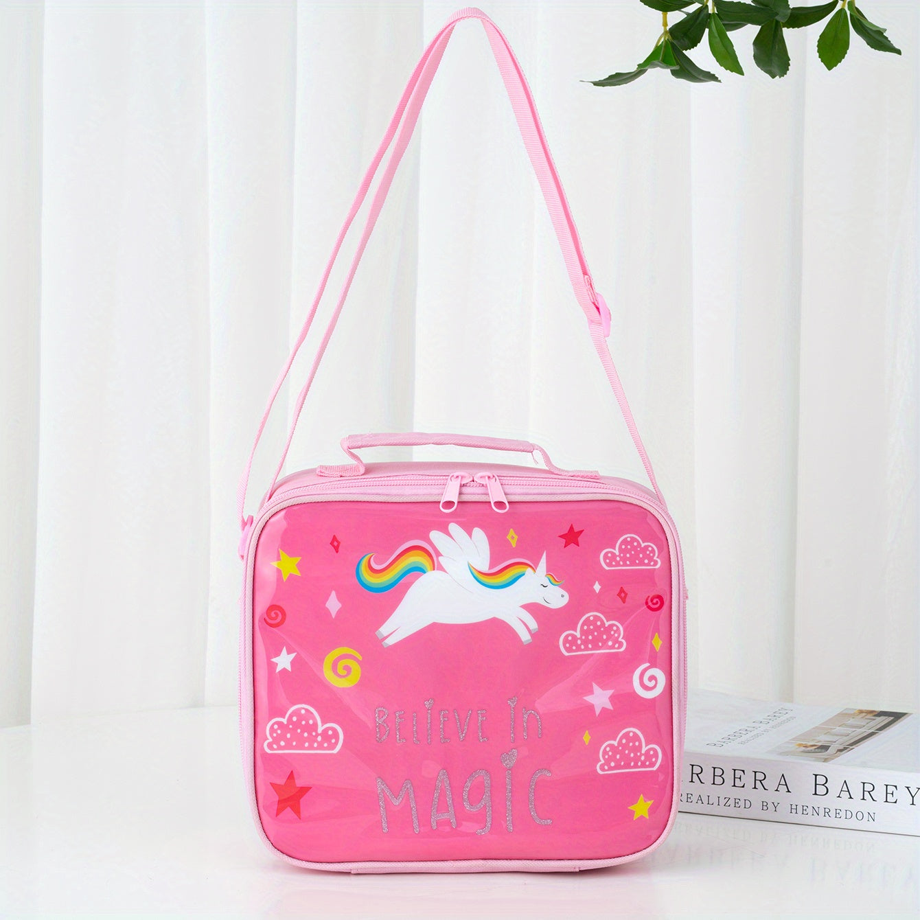 Cartoon Unicorn Insulated Lunch Bag Ice Bag For Camping Picnic
