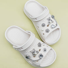 Silver Bear Shoe Charms for Shoe Decoration
