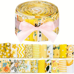 40pcs Floral Printed Quilting Fabric Cotton Craft DIY Handmade Doll Clothes