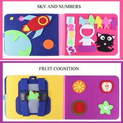 Washable 3D Baby Story Cloth Book - Perfect Travel Toy