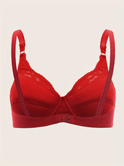 Lace Push Up Bra Breathable Women's Lingerie