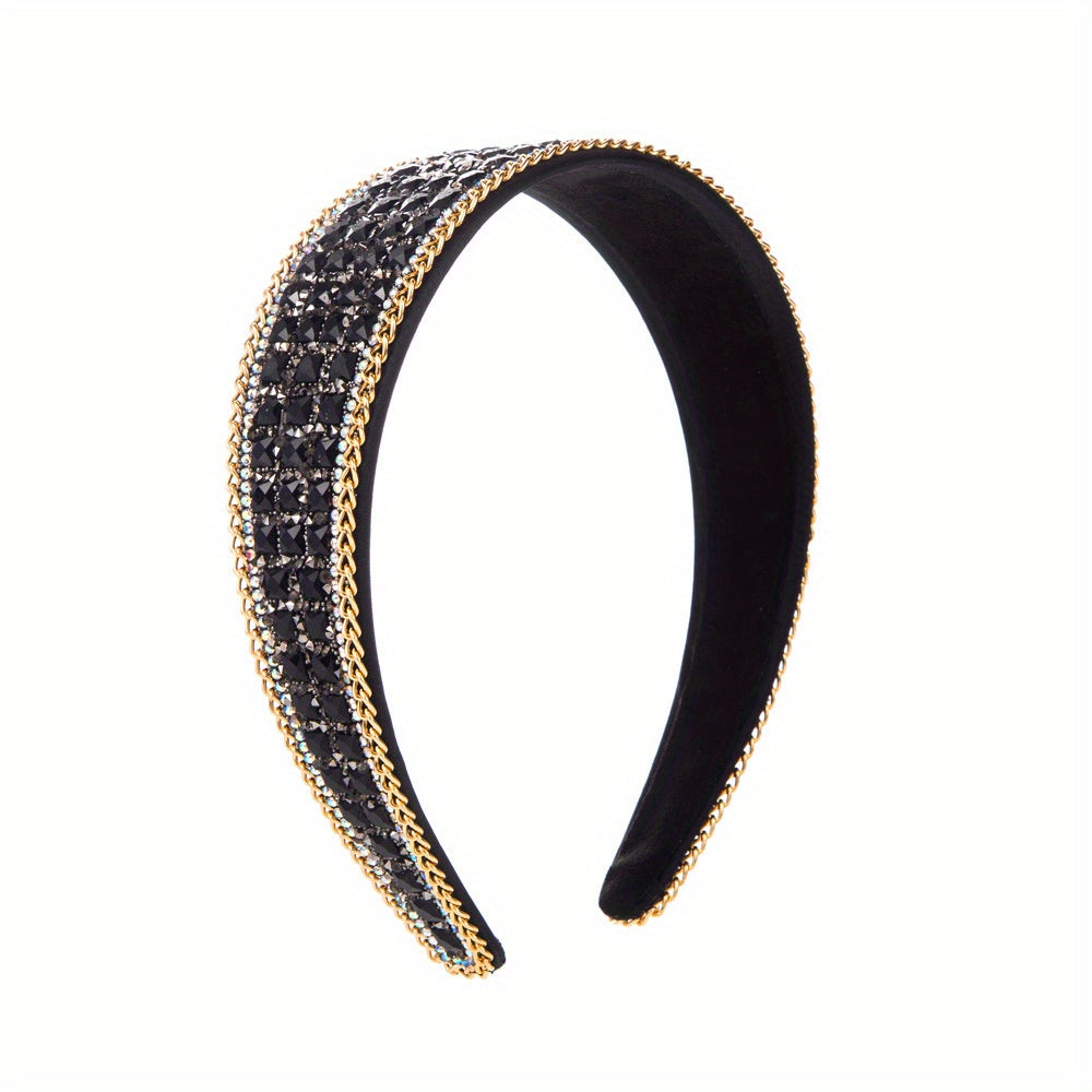 Baroque Style Crystal Head Hoop Hair Accessories