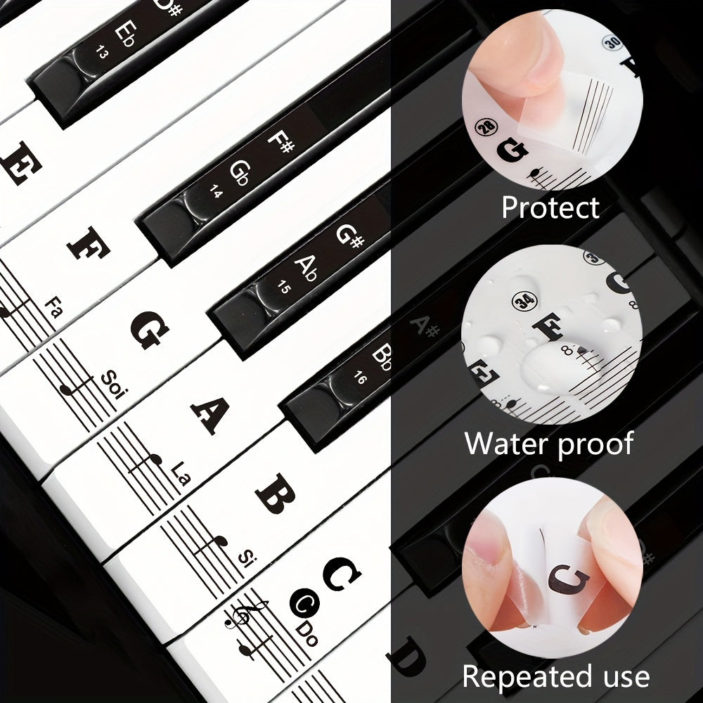Piano Keyboard Stickers For Beginners