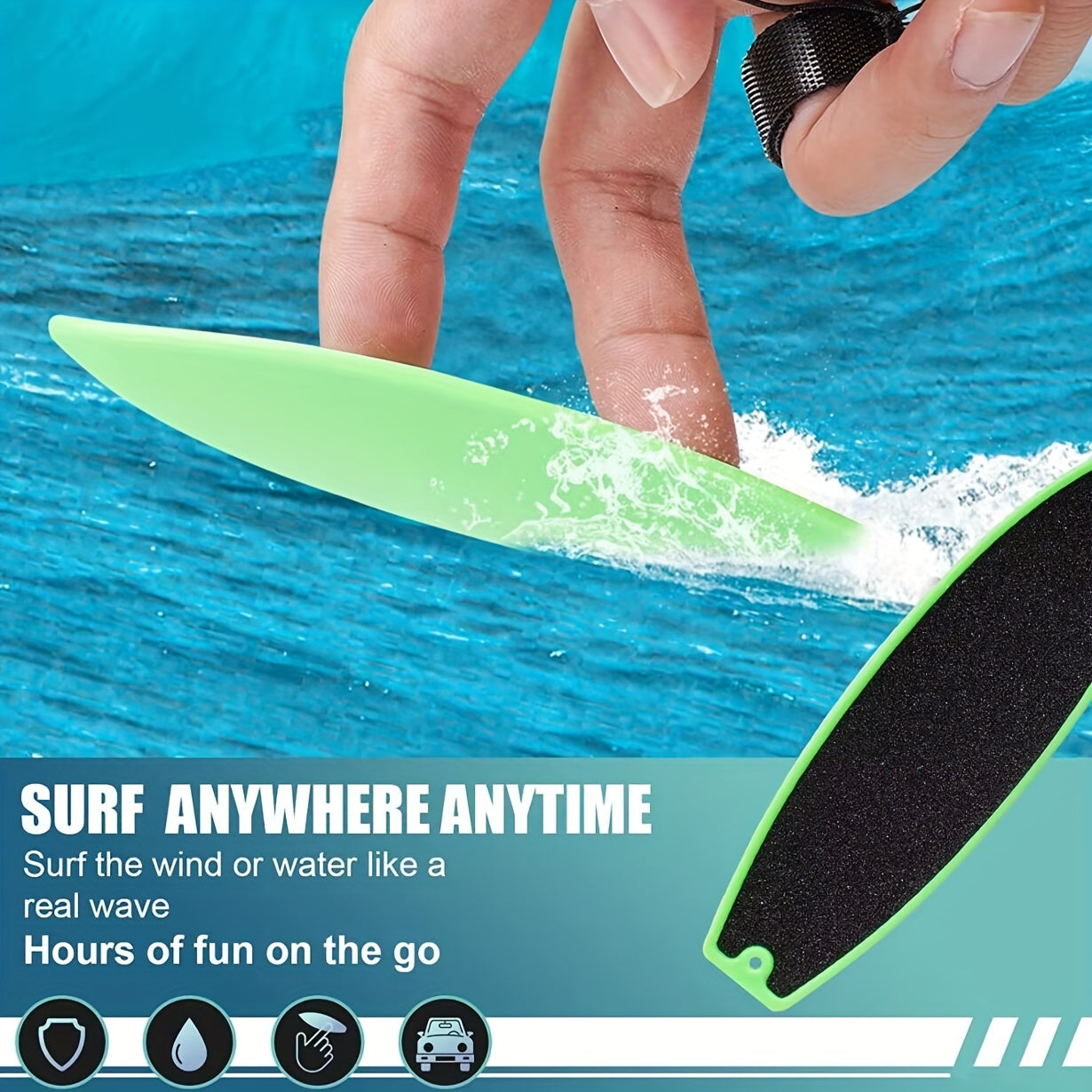 Mini Finger Surfboard Fun Toy for Kids Surfers Christmas Halloween