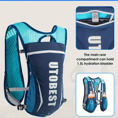 Foldable Water Bag Waistcoat Hydration Pack Lightweight Outdoor Backpack