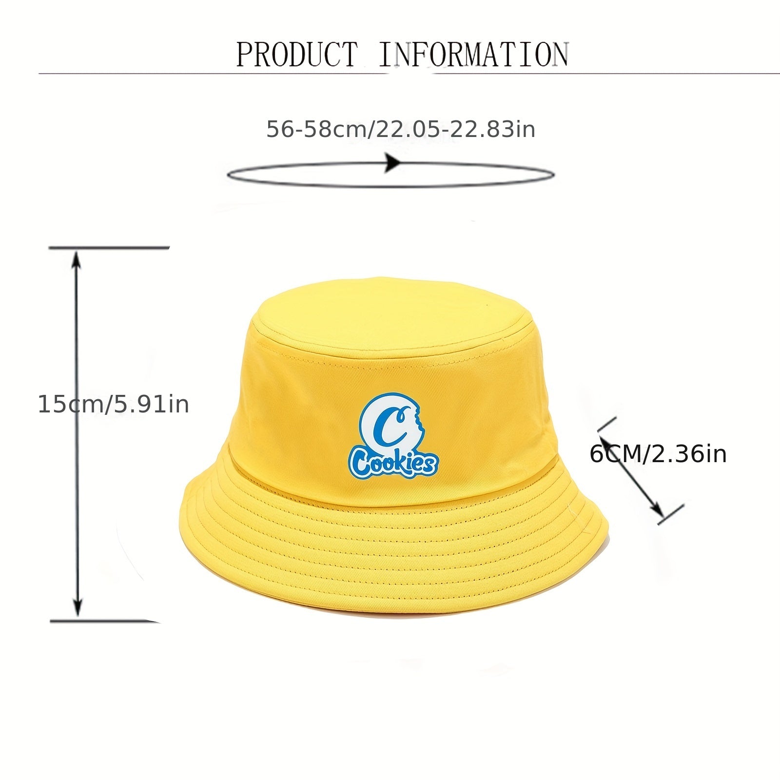 Candy Bucket Hat Hip Hop Sunscreen Basin Hat Lightweight Fisherman Cap