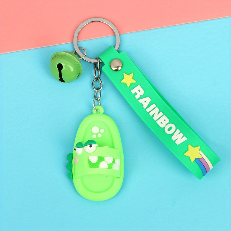Cartoon Animal Slipper Bracelet Keychain Funny Animal Purse Bag Backpack Car Key