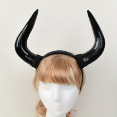 Horn Head & Halloween Party Dress-Up Devil Satan Headgear
