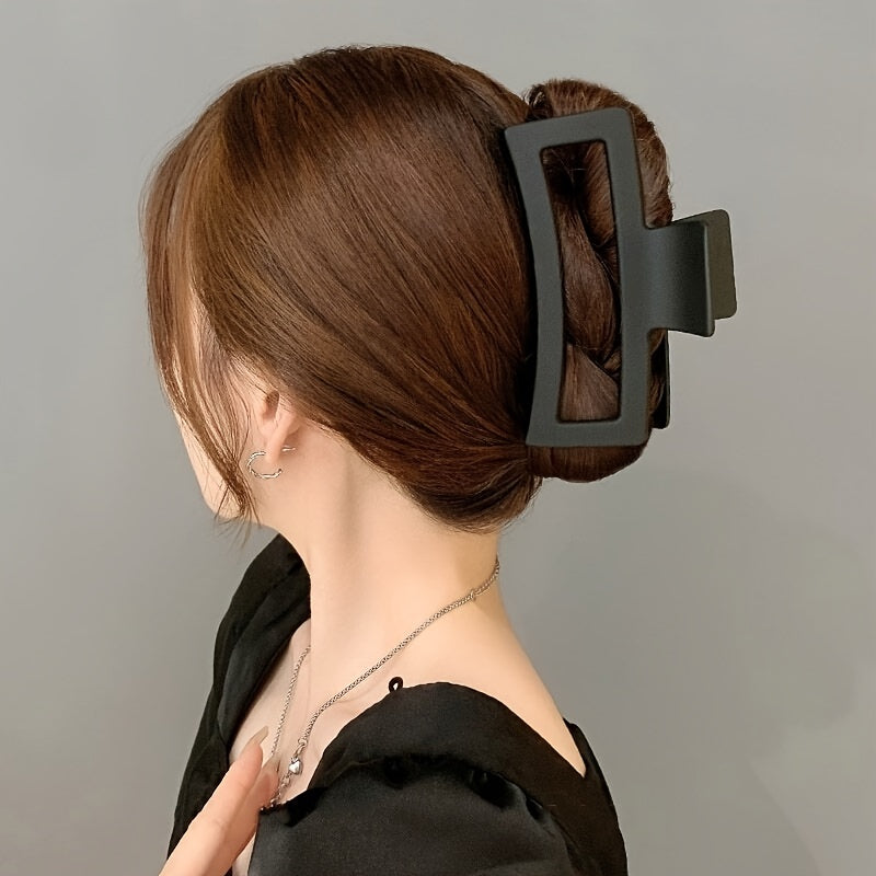 Frosted Oversize Hair Claw Clip Strong Hold Grip Jaw Clip