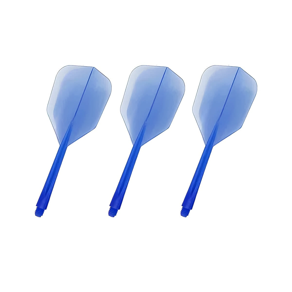 6pcs Integrated Dart Shaft & Flight Set Lightweight Plastic Dart Supplies