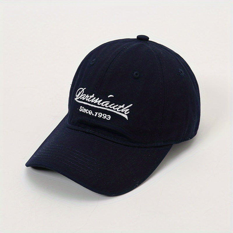 Letter Embroidery Baseball Cap Cotton Sun Hat Lightweight Adjustable Dad Hats