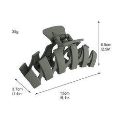 Matte Large Hair Claw Clips Strong Hold for Thick or Thin Hair