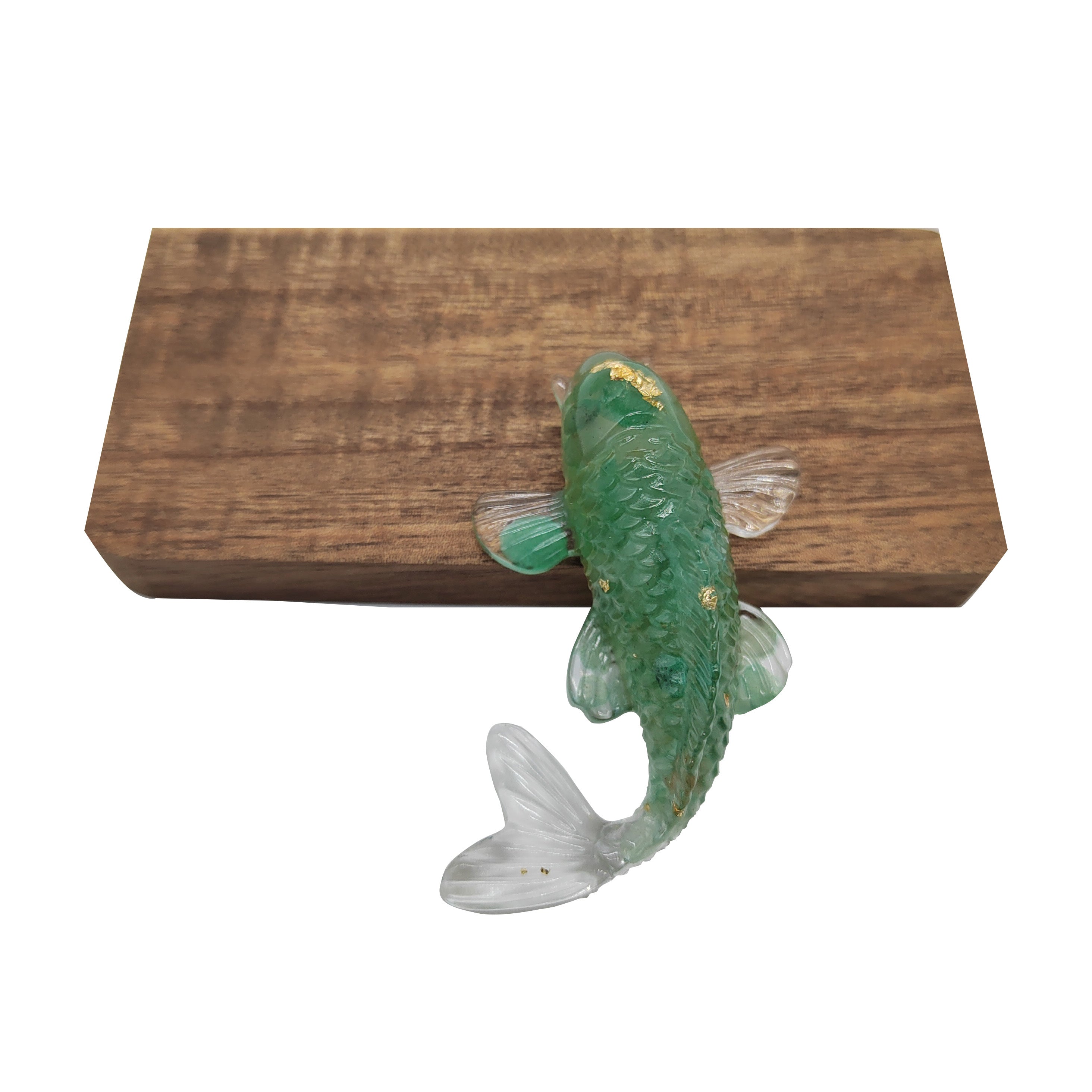 Crystal Stone Gravel Goldfish Shape Small Jewelry Gift