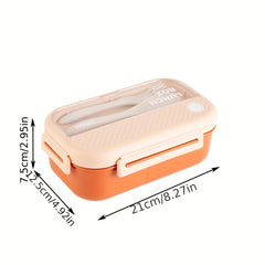 Leakproof Bento Box with Cutlery for Adults Microwave Dishwasher Safe