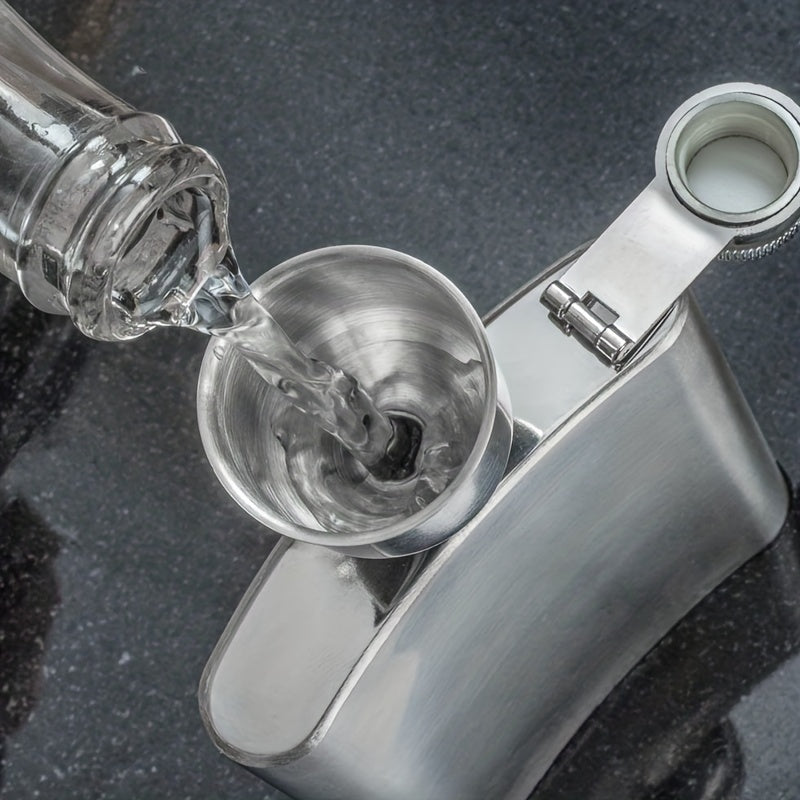 1pc Stainless Steel Funnel Split Bottle Funnel Wine Funnel Small Diameter