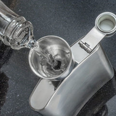1pc Stainless Steel Funnel Split Bottle Funnel Wine Funnel Small Diameter