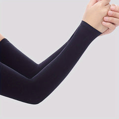 2 Pack Cycling Arm Sleeves UV Protection Ice Sleeves Unisex Arm Sleeve Cover UPF