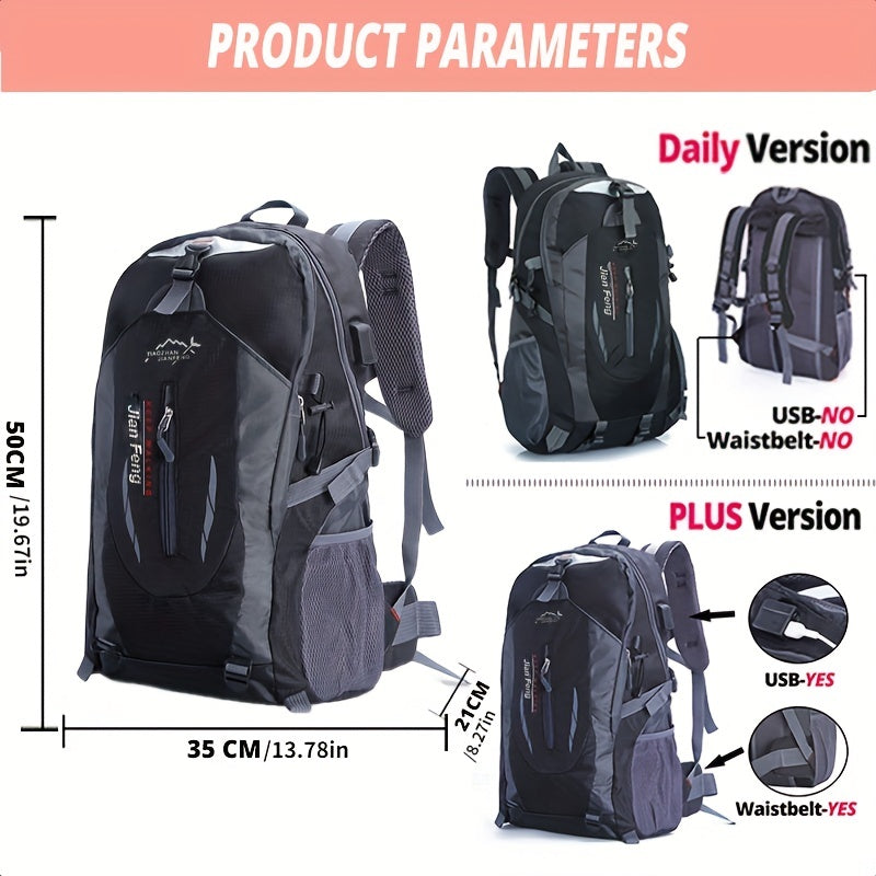 Waterproof Travel Backpacks Men Climbing Hiking Backpack