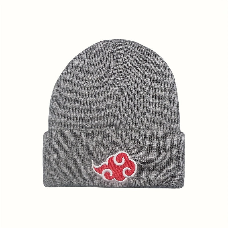 Embroidered Knitted Wool Hat for Men and Women