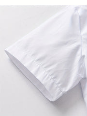 Girls Casual V-neck Short Sleeve T-shirt