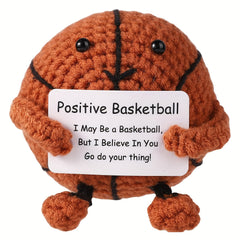 Emotional Support Basketball Crochet Doll