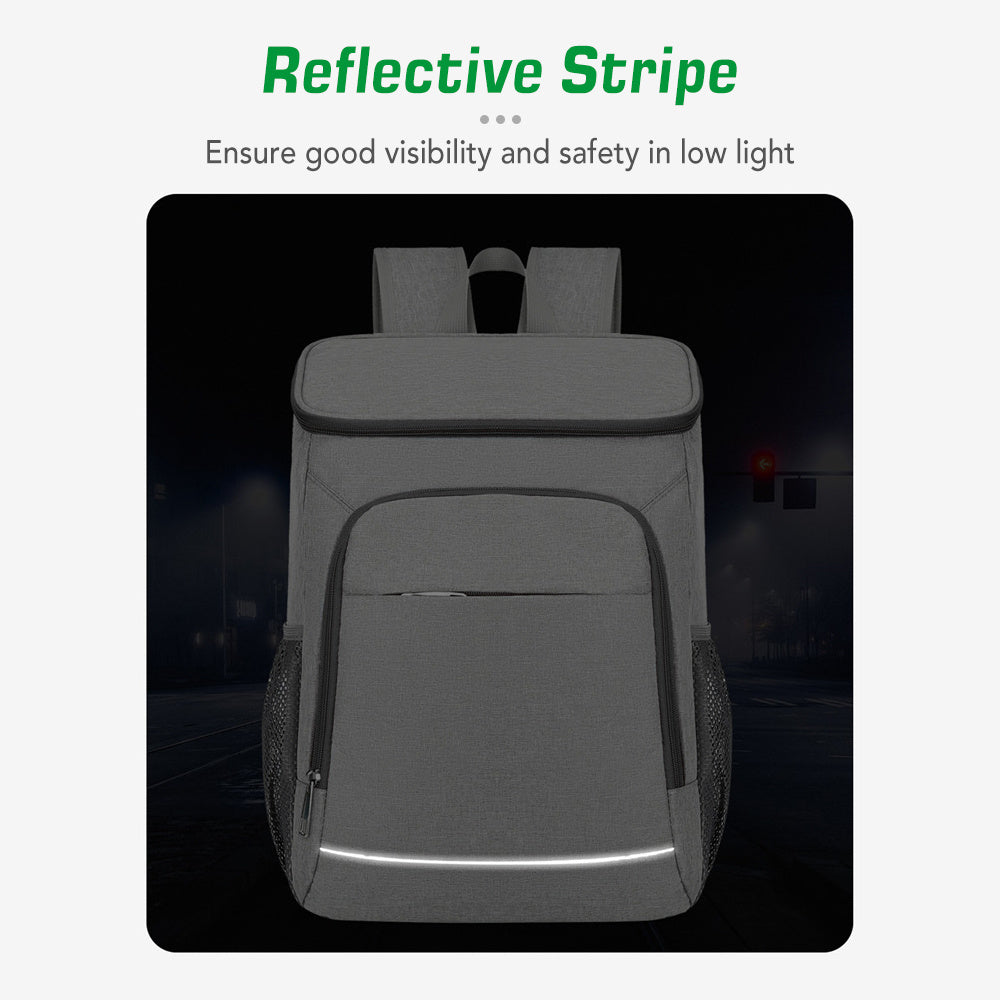 30L Cooler Backpack Insulated Lunch Bag for Outdoors