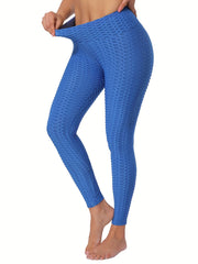 Women's High Waist Butt Lifting Yoga Leggings for Fitness and Running