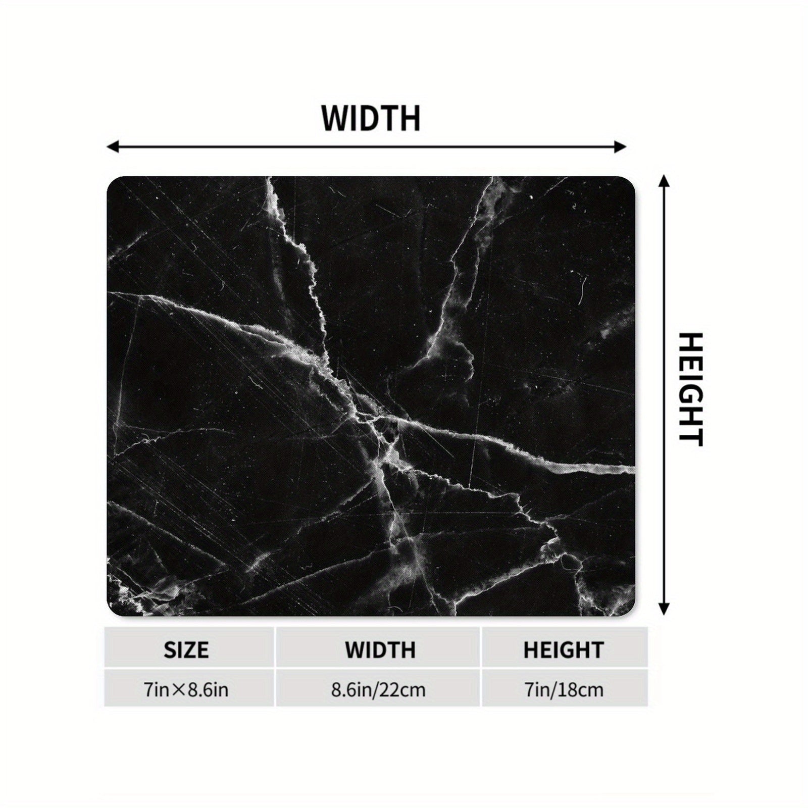 Stylish Marble Mouse Pad for Office & Gaming