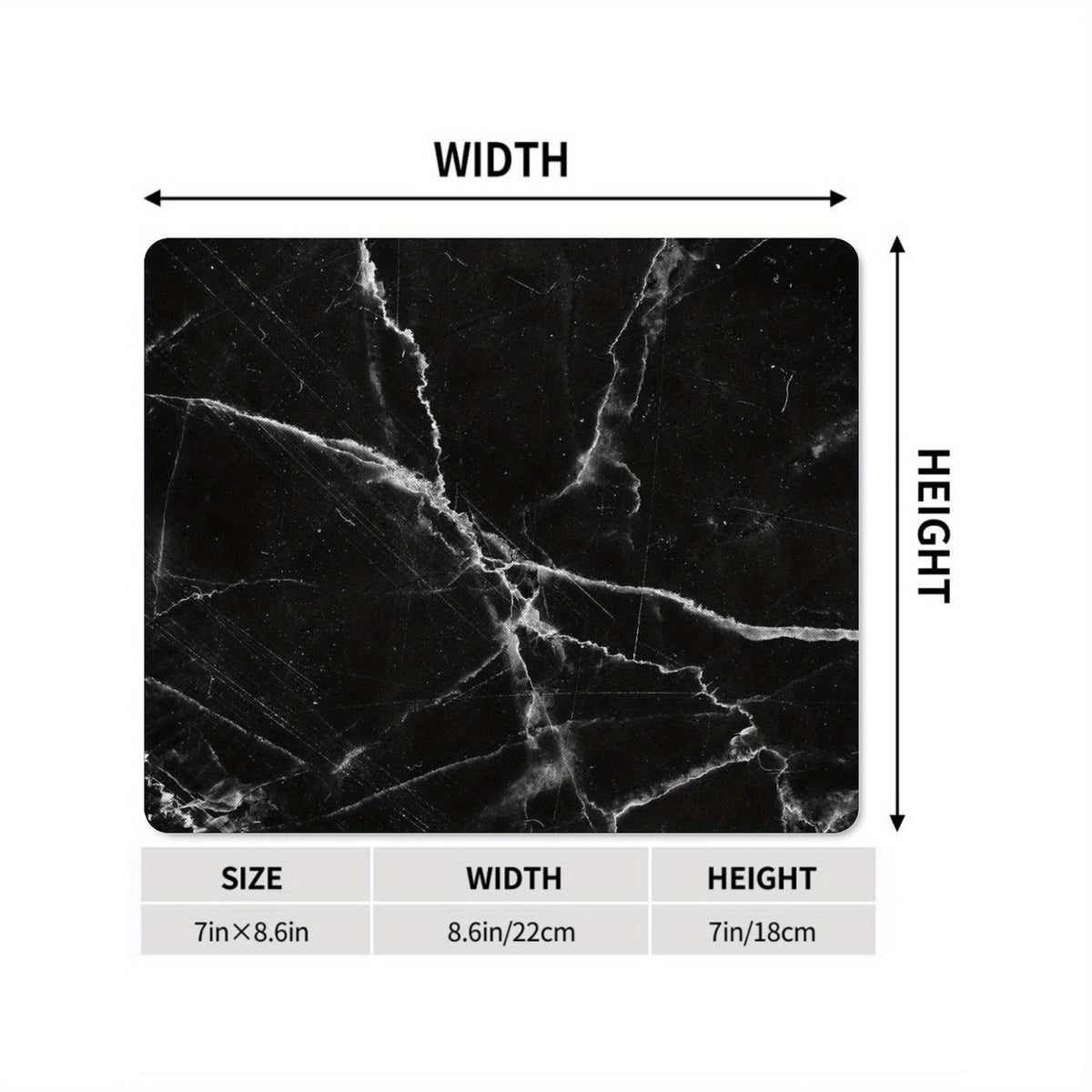 Stylish Marble Mouse Pad for Office & Gaming